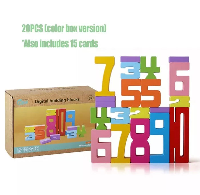 NumberStackers™ - Montessori-Inspired Stacking Number Puzzle | Educational Toy