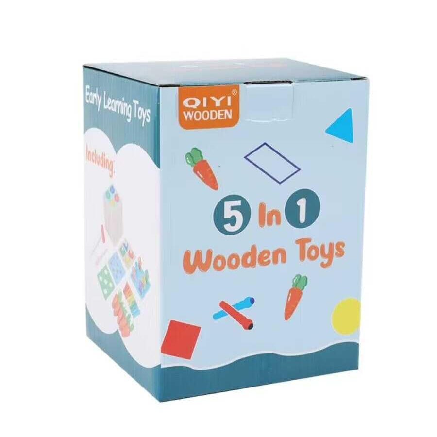 PlayCube™ 5-in-1 Montessori Activity Box