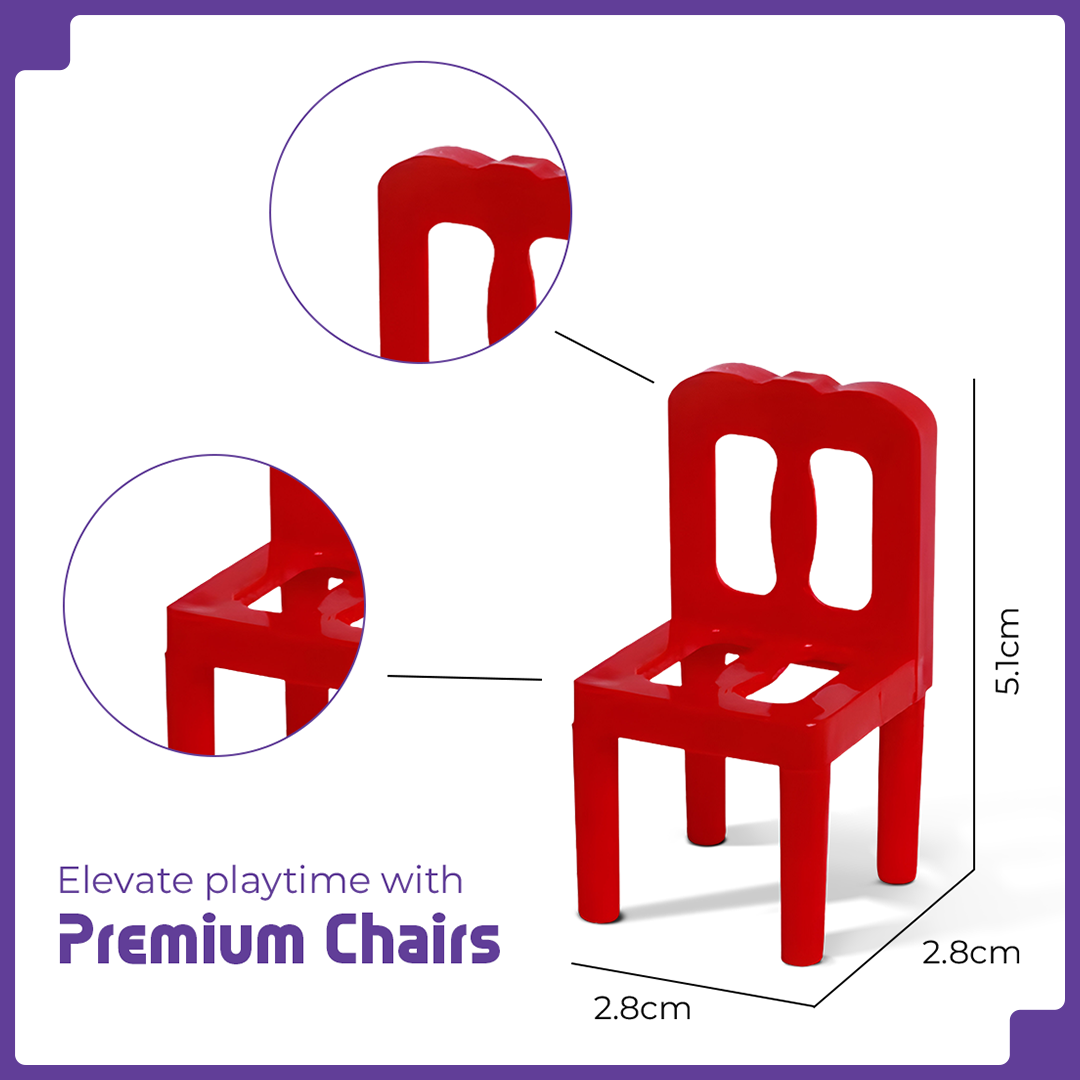 Chairs Stacking Tower Balancing Game™ – 36-Piece Chair Set