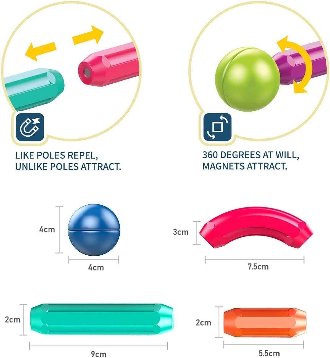 MagnaBuild™ Magnetic Balls & Sticks Building Set