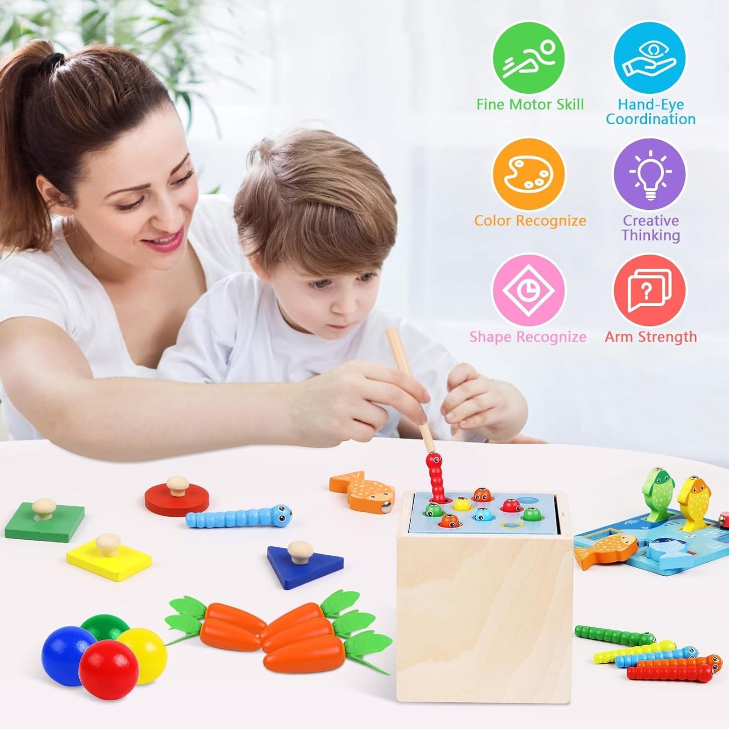 PlayCube™ 5-in-1 Montessori Activity Box