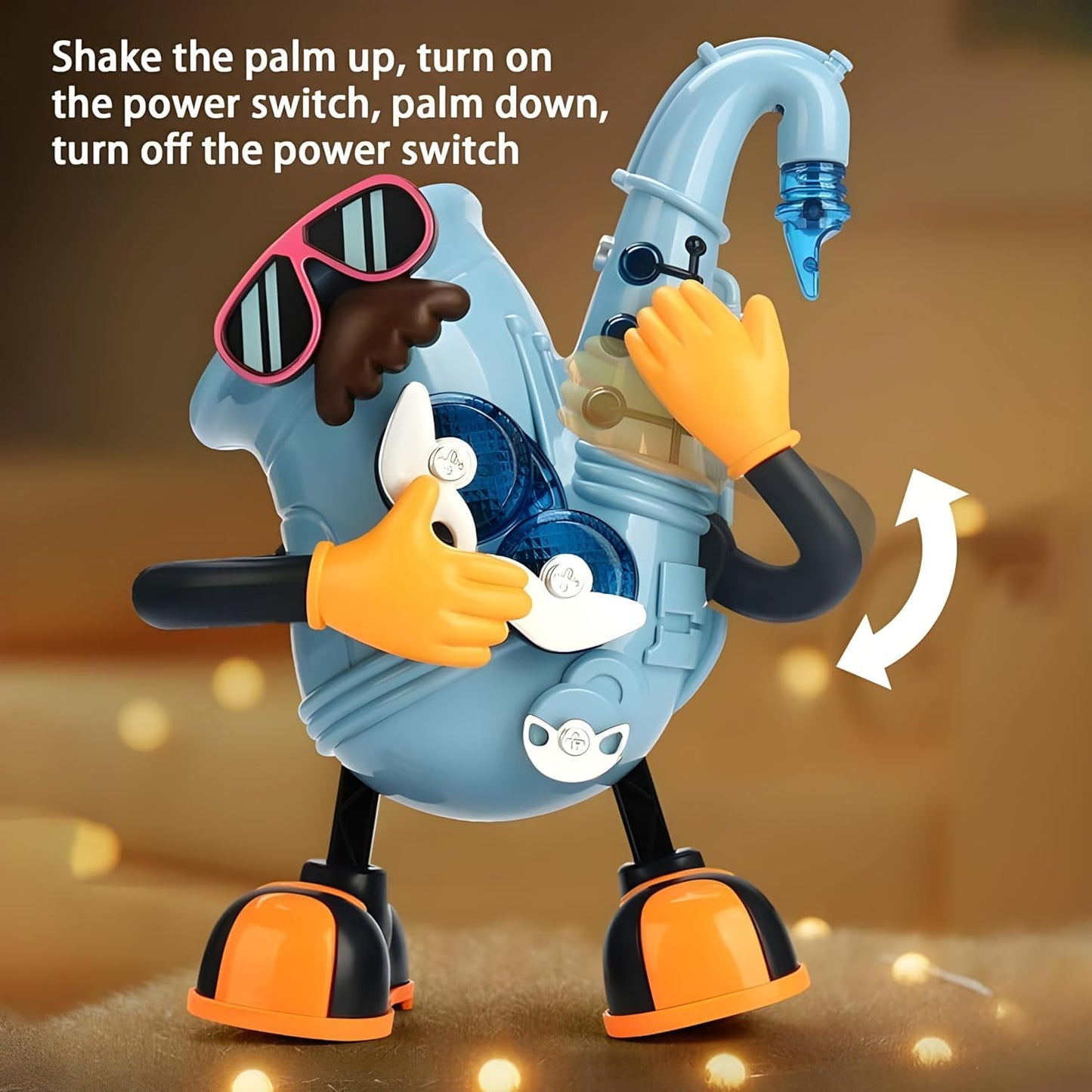 GrooveBot™ – Dancing Saxophone Robot Toy