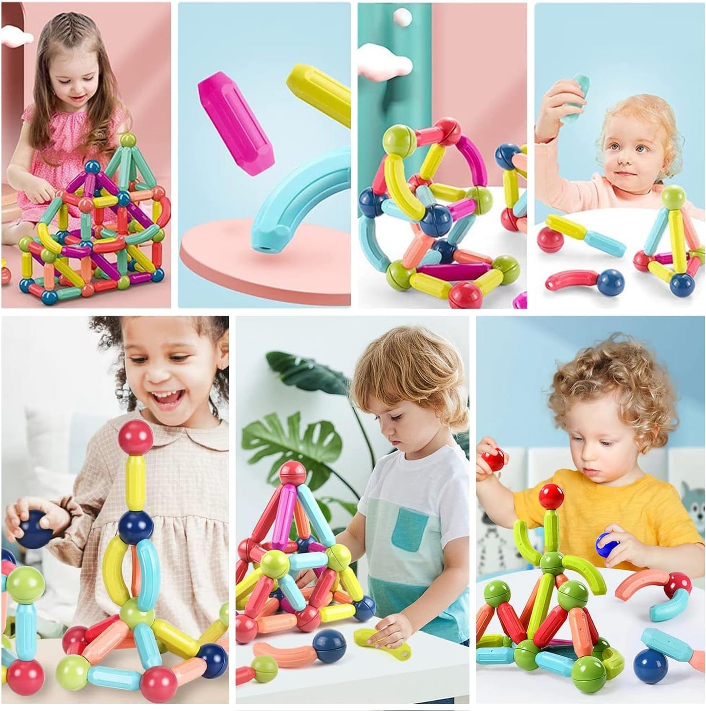 MagnaBuild™ Magnetic Balls & Sticks Building Set
