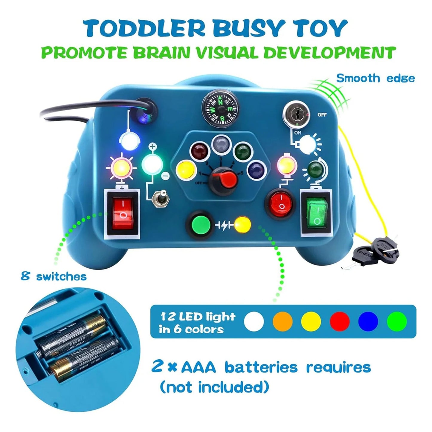 TinkerGlow™ – Light & Switch Sensory Toy