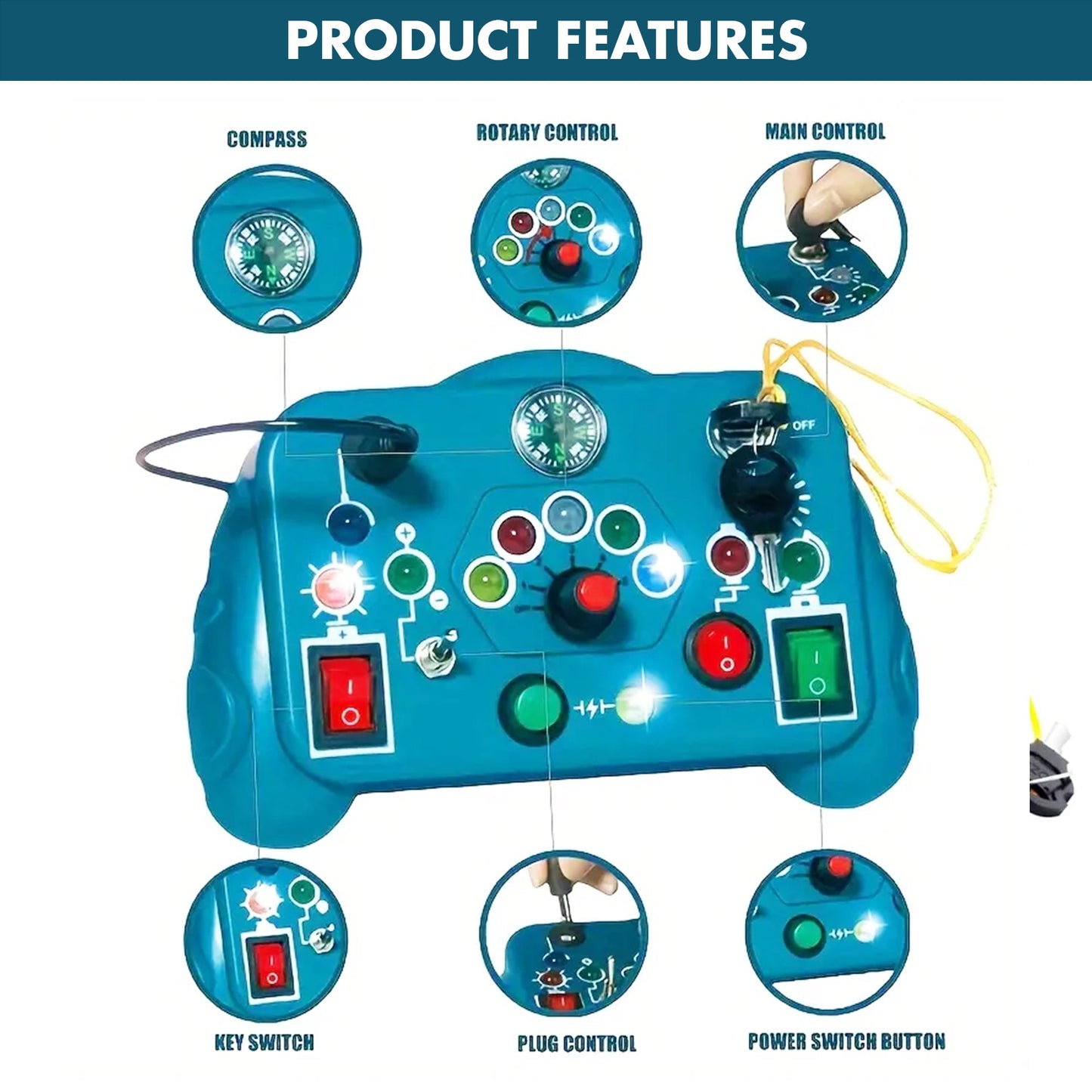 TinkerGlow™ – Light & Switch Sensory Toy