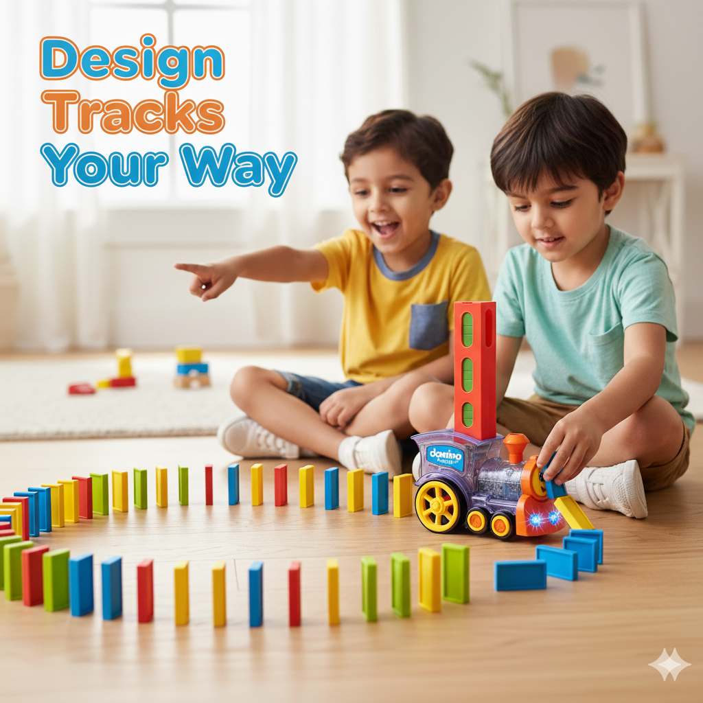 Domino Express™ – Automatic Domino Train Toy for Kids
