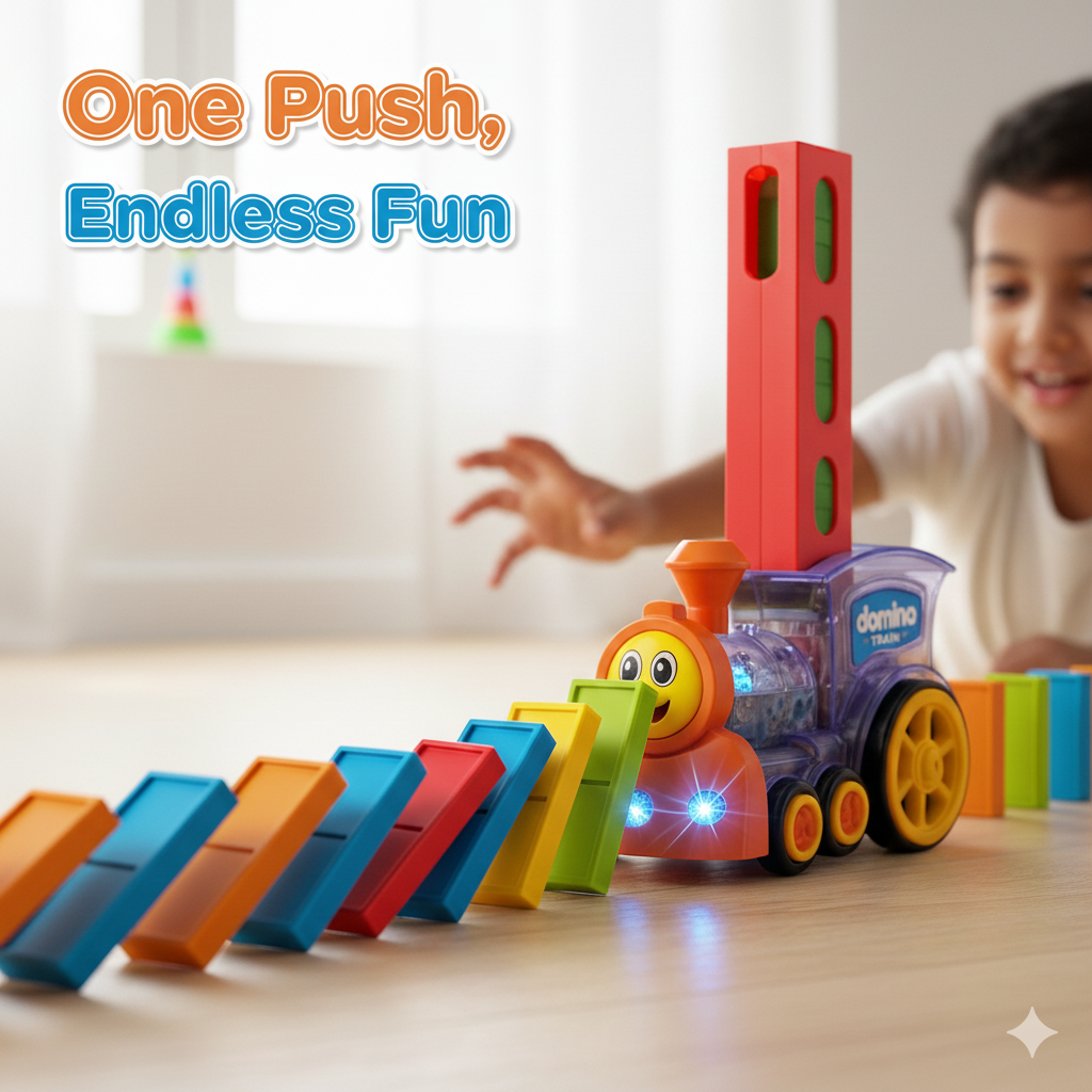 Domino Express™ – Automatic Domino Train Toy for Kids