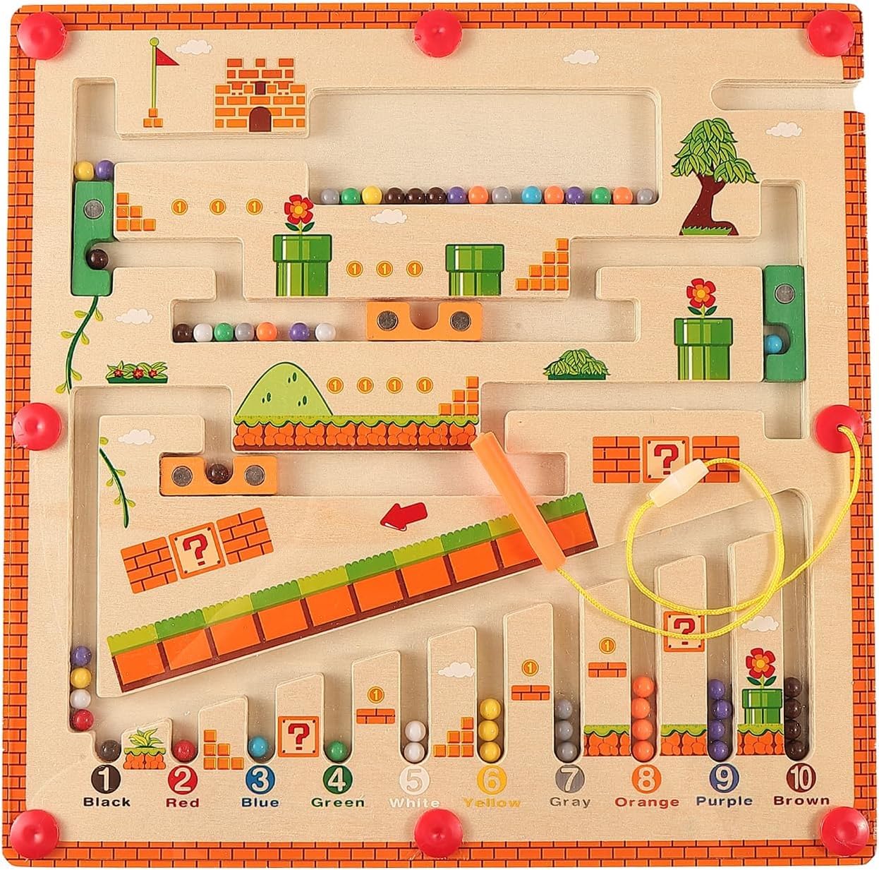 Mario Maze™ – Obstacle Adventure Magnetic Puzzle Board