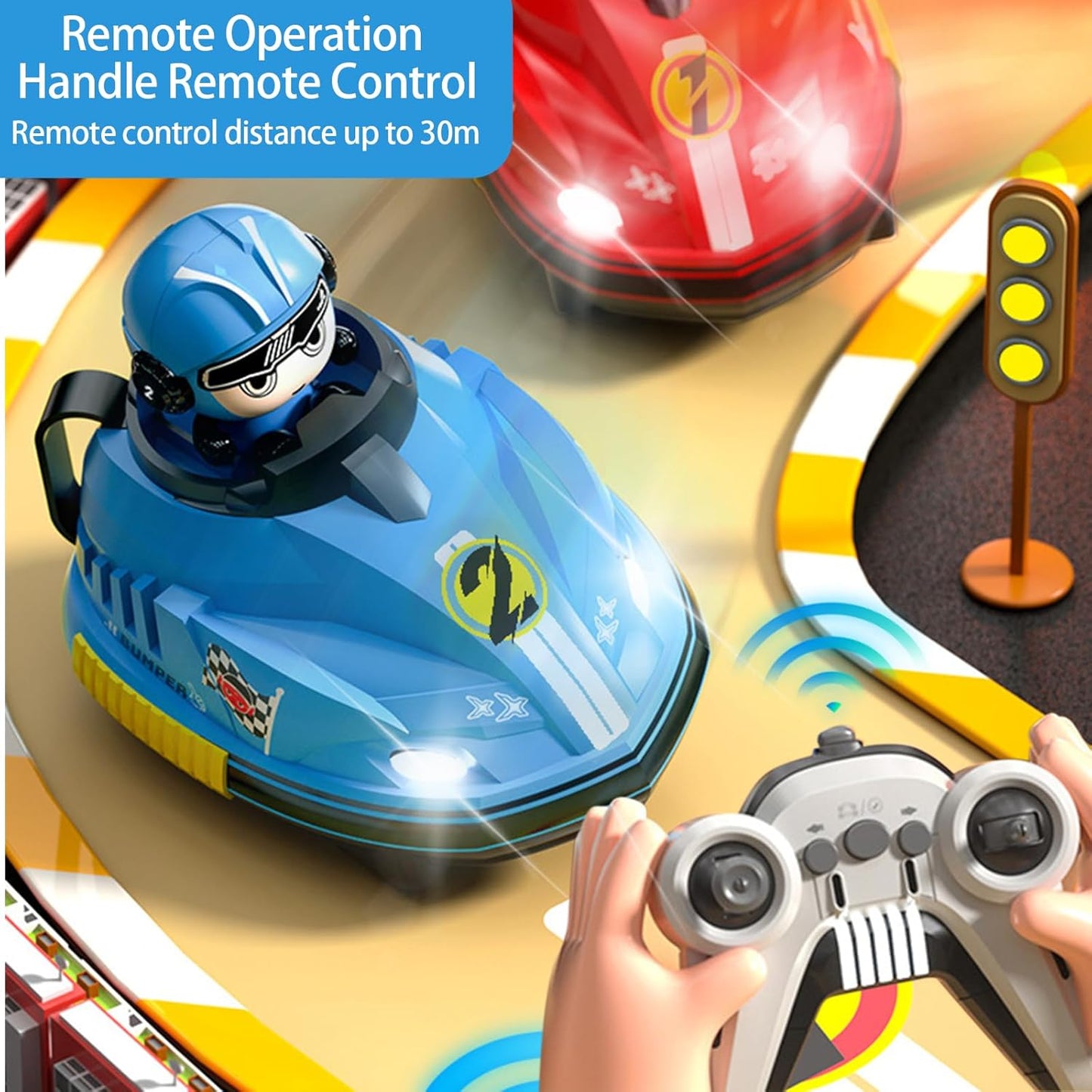 Battle Bumpers™ Remote Control Go-Kart Duel Set