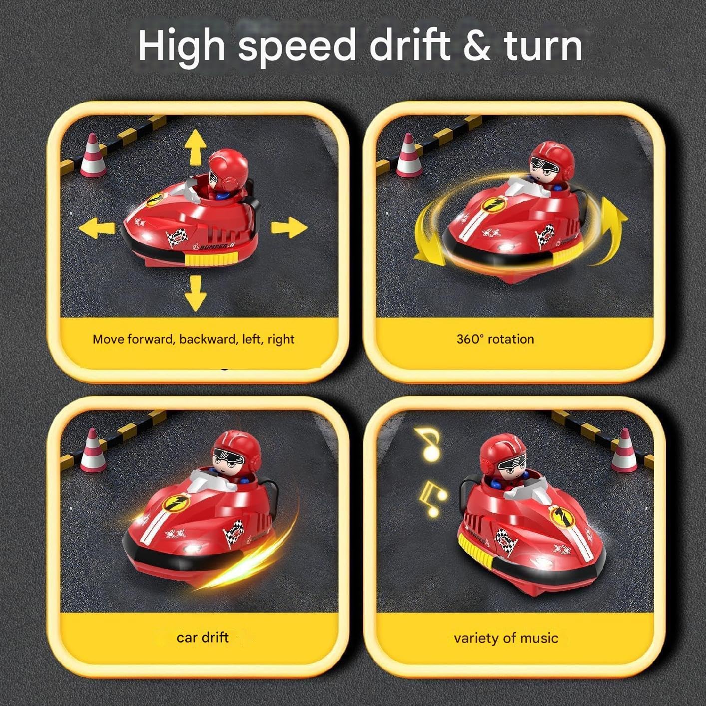 Battle Bumpers™ Remote Control Go-Kart Duel Set