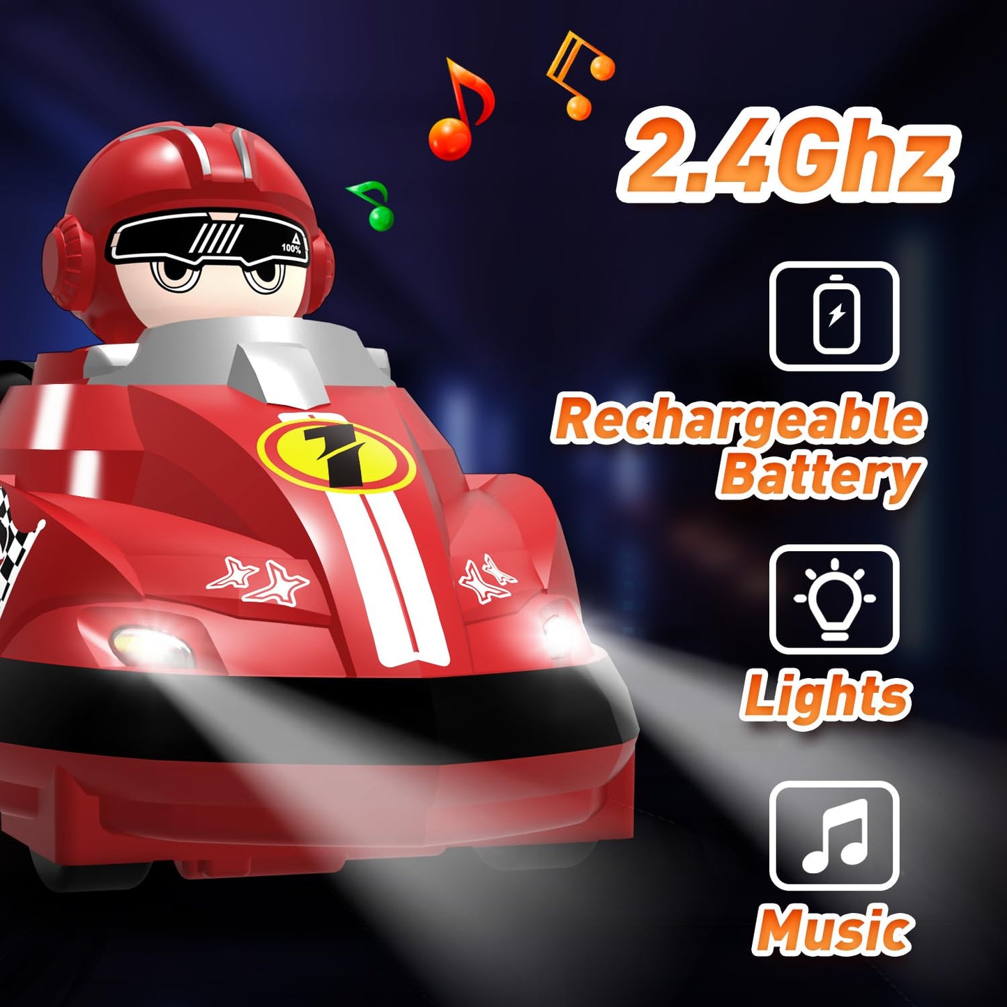 Battle Bumpers™ Remote Control Go-Kart Duel Set