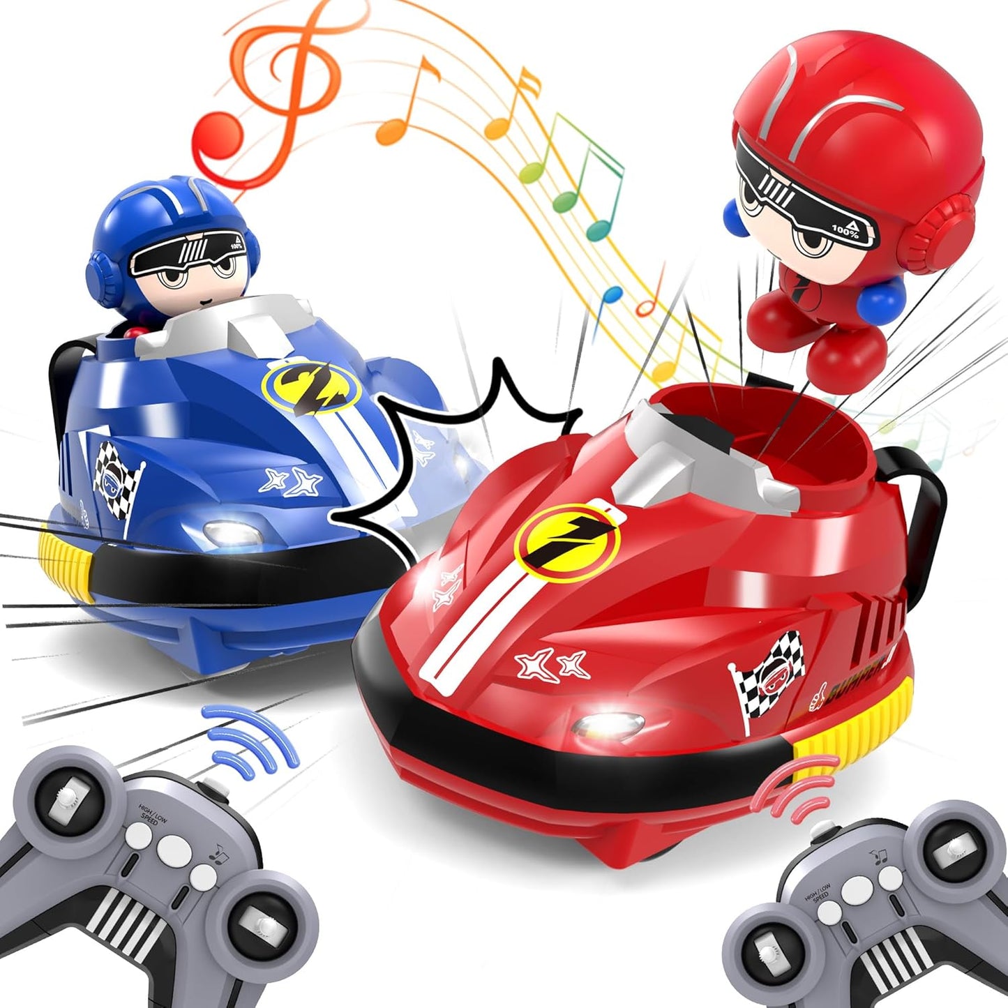 Battle Bumpers™ Remote Control Go-Kart Duel Set