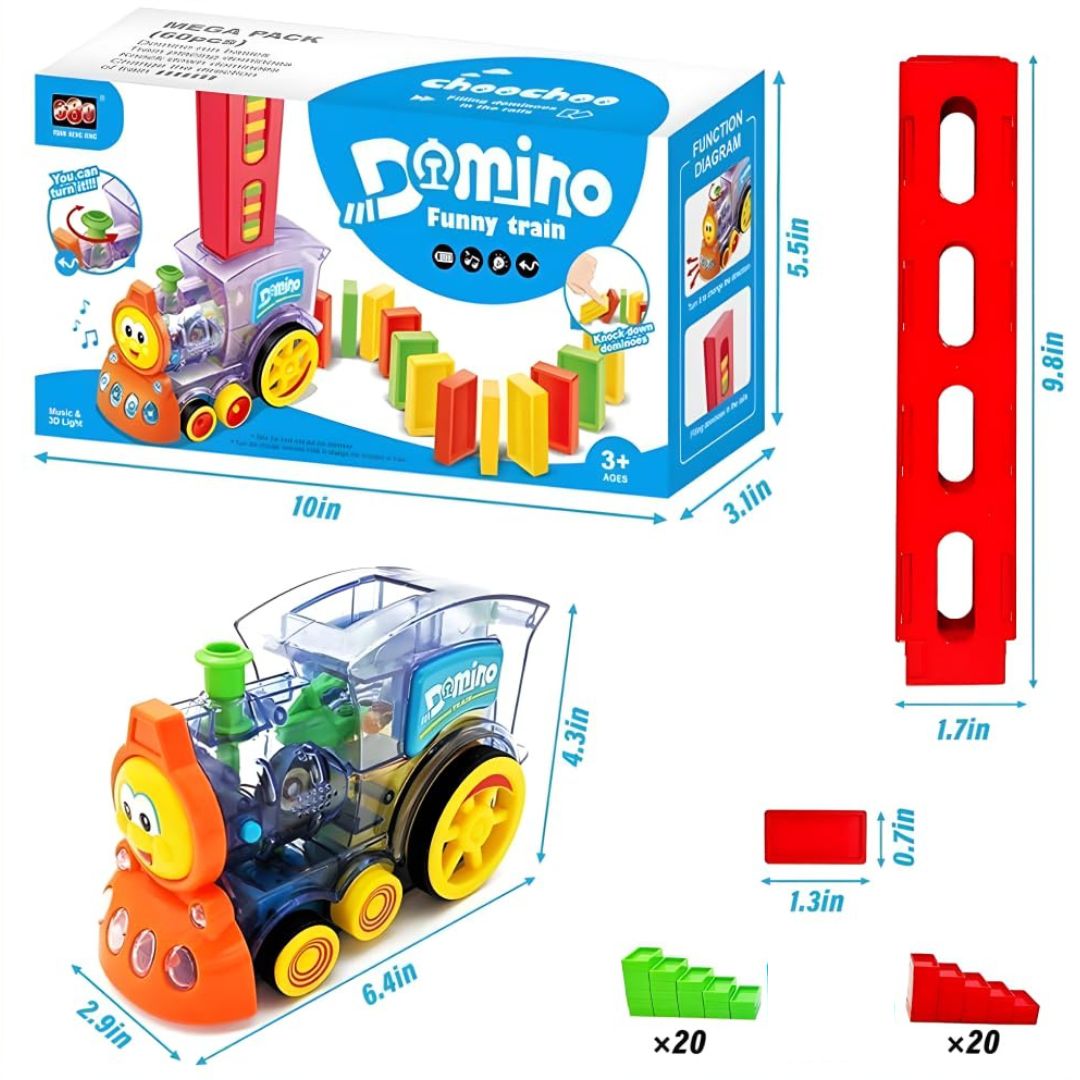 Domino Express™ – Automatic Domino Train Toy for Kids