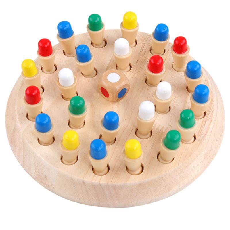 Memory Chess Game (Brain-Boosting Wooden Educational Toy) for 3+ Years