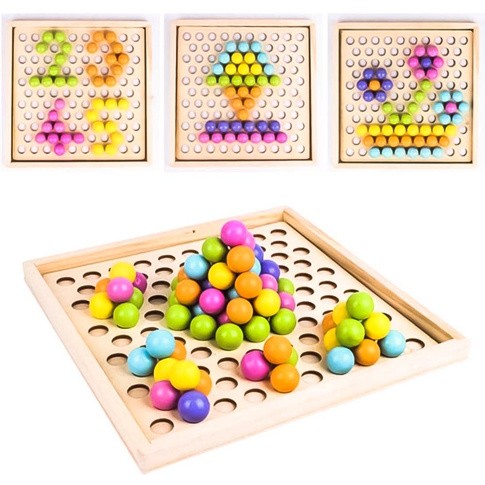 NumiPlay™ – Montessori Clip Bead Math Math & Memory Set