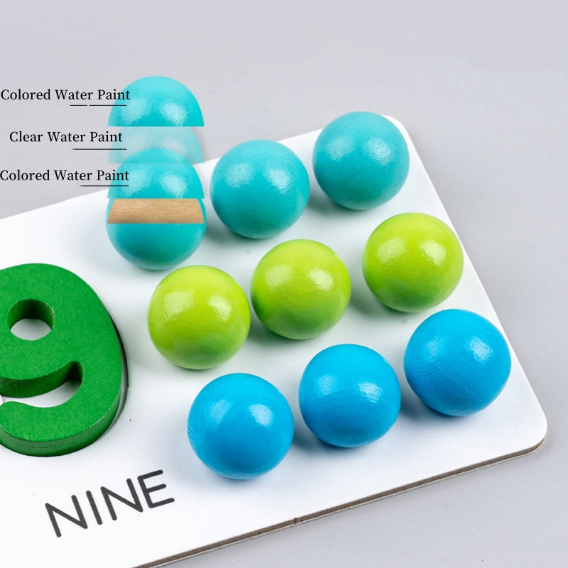 NumiPlay™ – Montessori Clip Bead Math Math & Memory Set