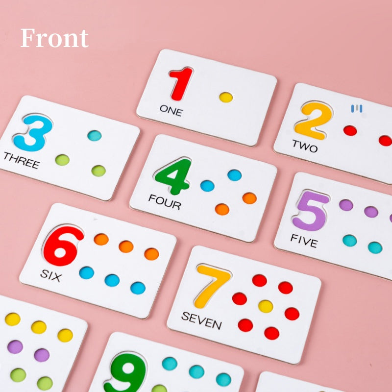 NumiPlay™ – Montessori Clip Bead Math Math & Memory Set