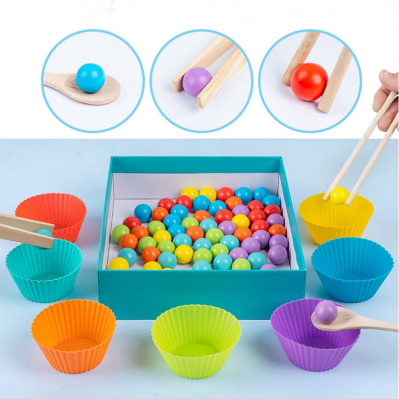 NumiPlay™ – Montessori Clip Bead Math Math & Memory Set