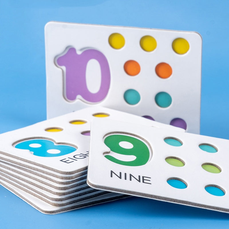 NumiPlay™ – Montessori Clip Bead Math Math & Memory Set