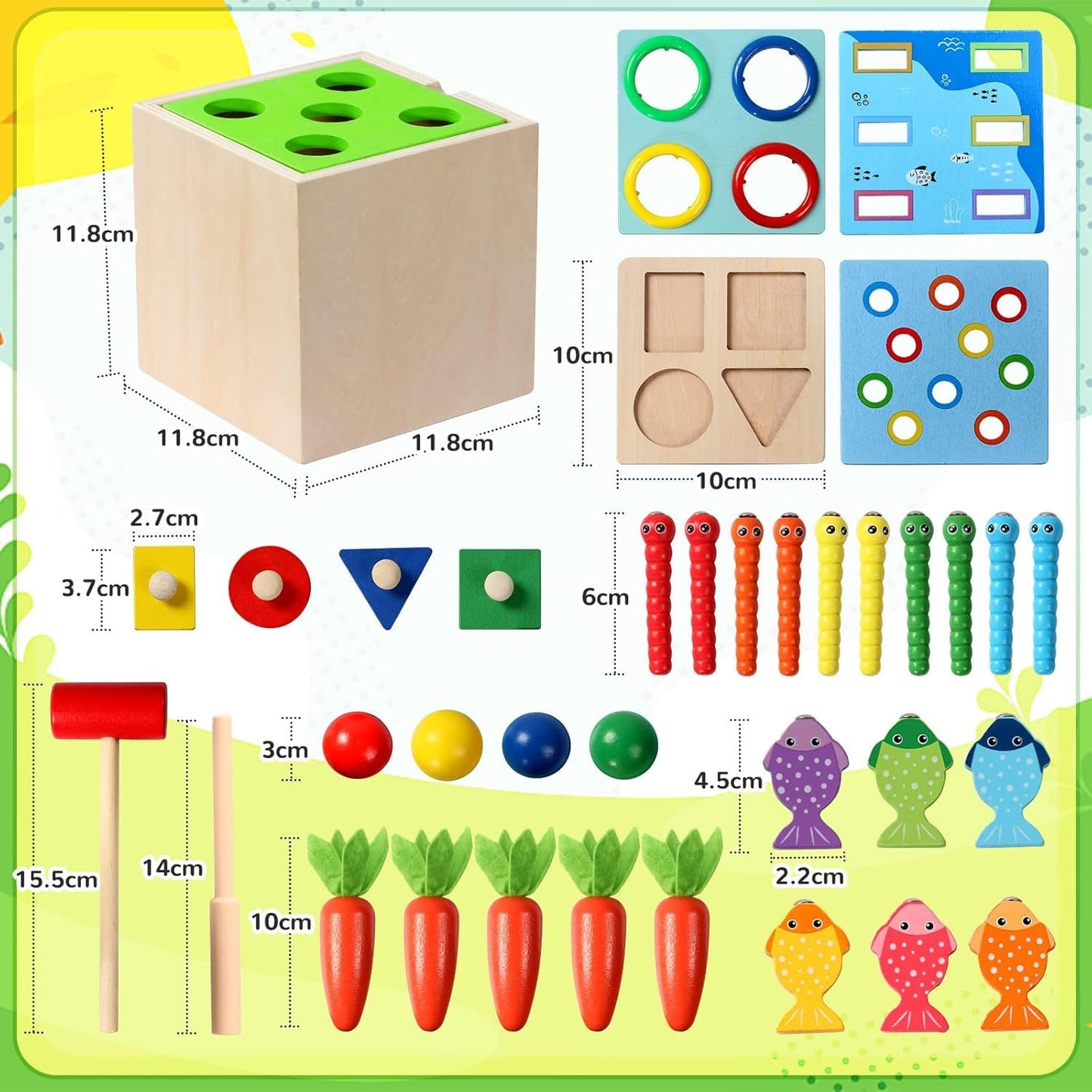 PlayCube™ 5-in-1 Montessori Activity Box