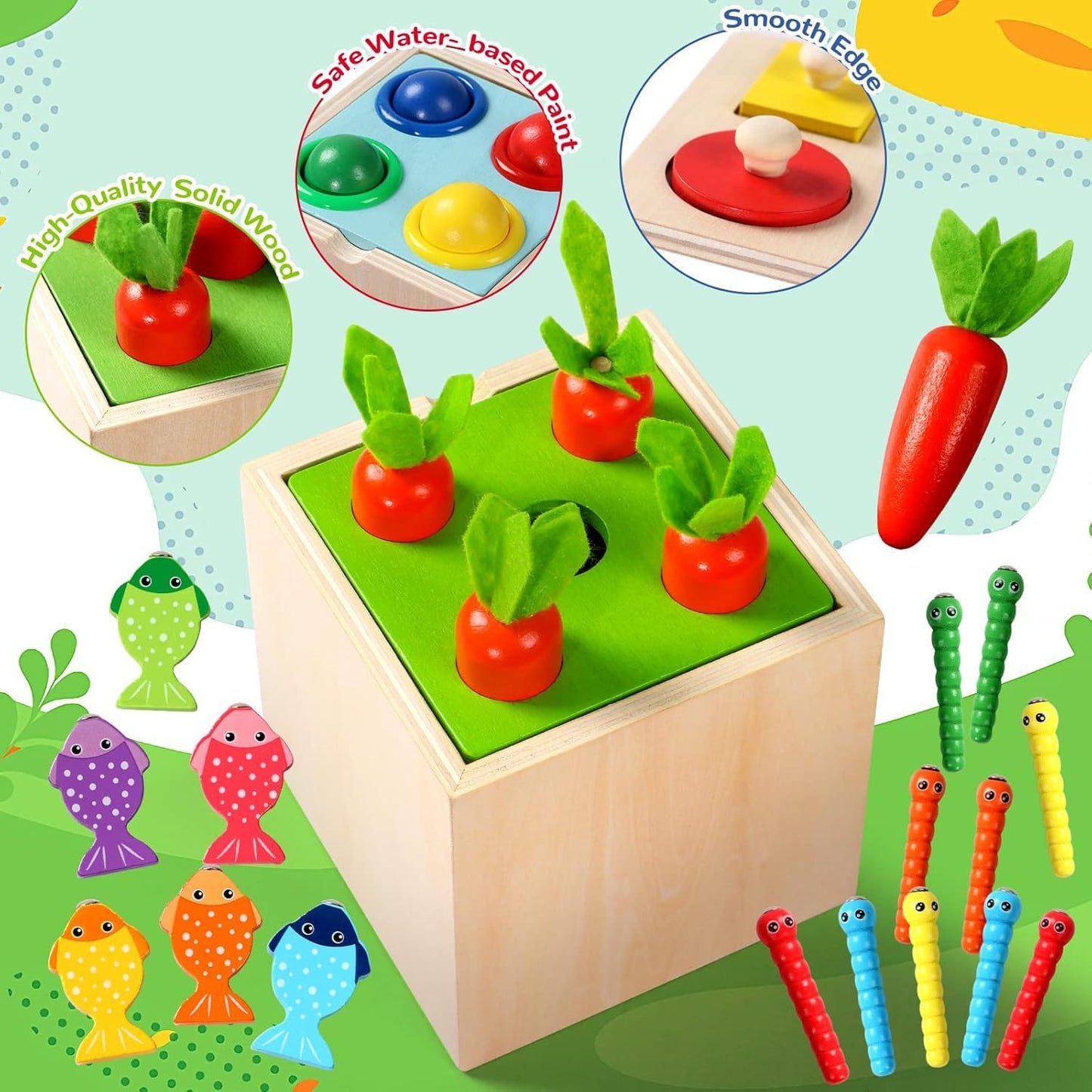 PlayCube™ 5-in-1 Montessori Activity Box