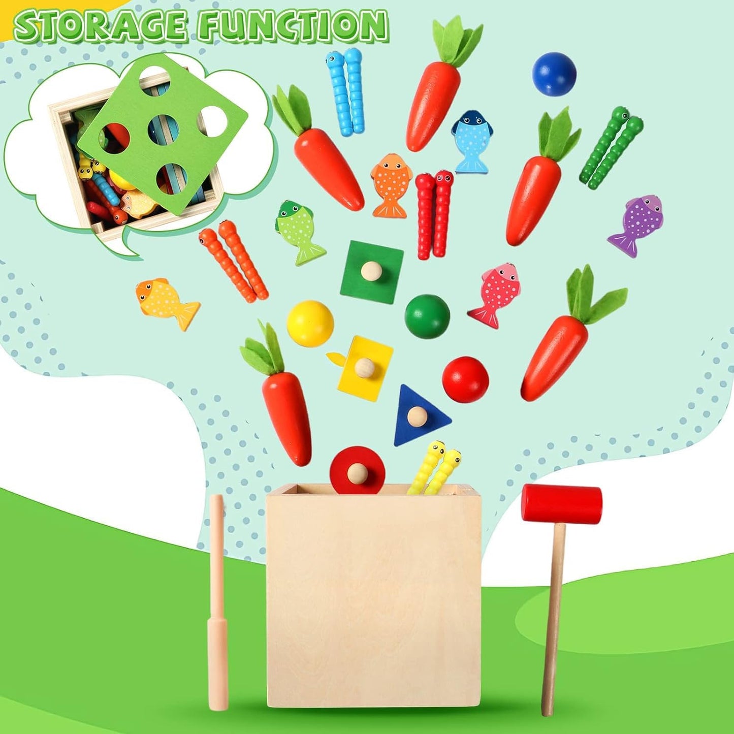 PlayCube™ 5-in-1 Montessori Activity Box