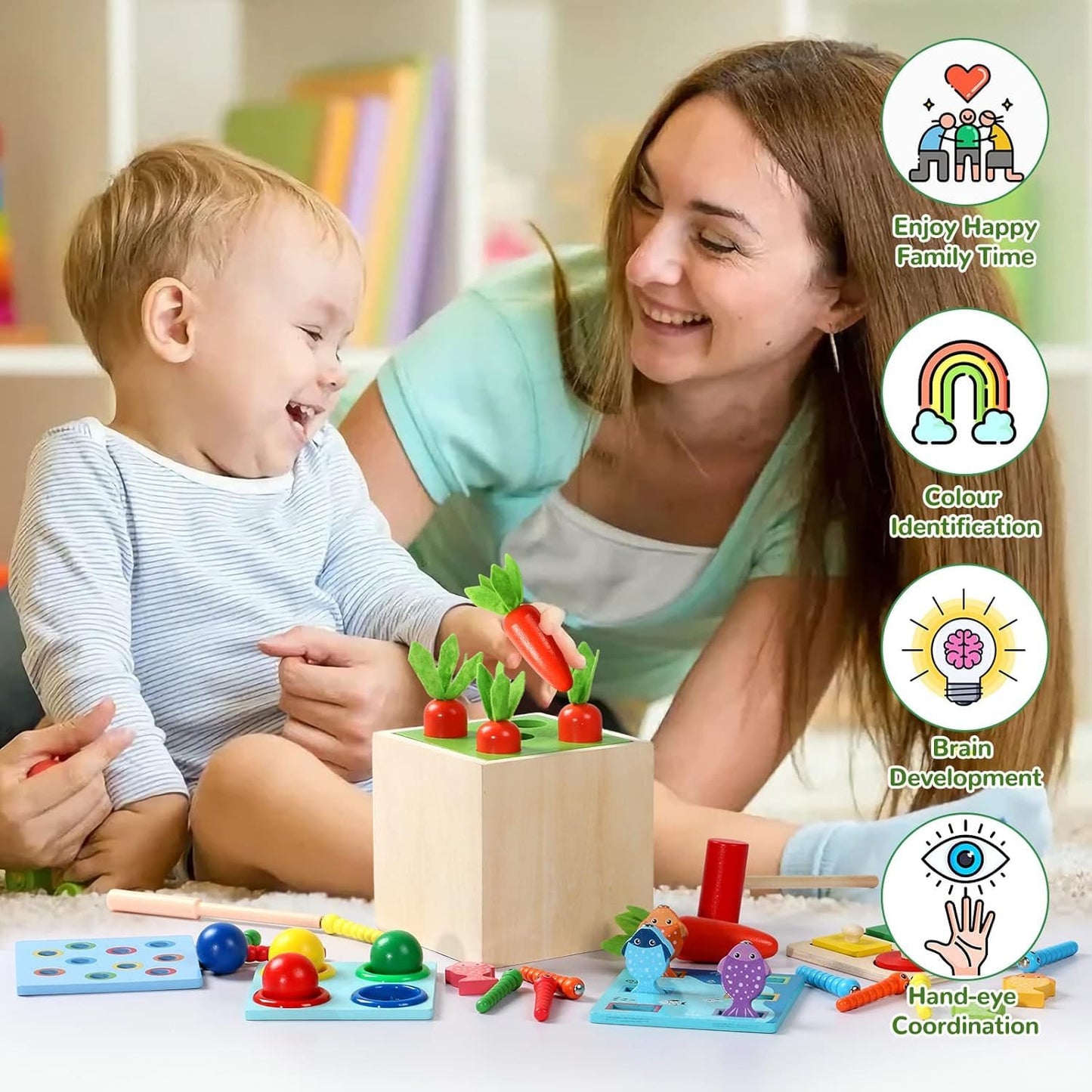 PlayCube™ 5-in-1 Montessori Activity Box