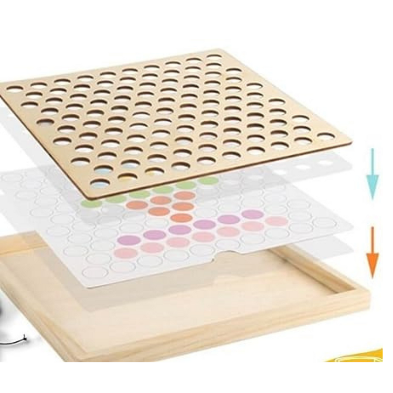 NumiPlay™ – Montessori Clip Bead Math Math & Memory Set