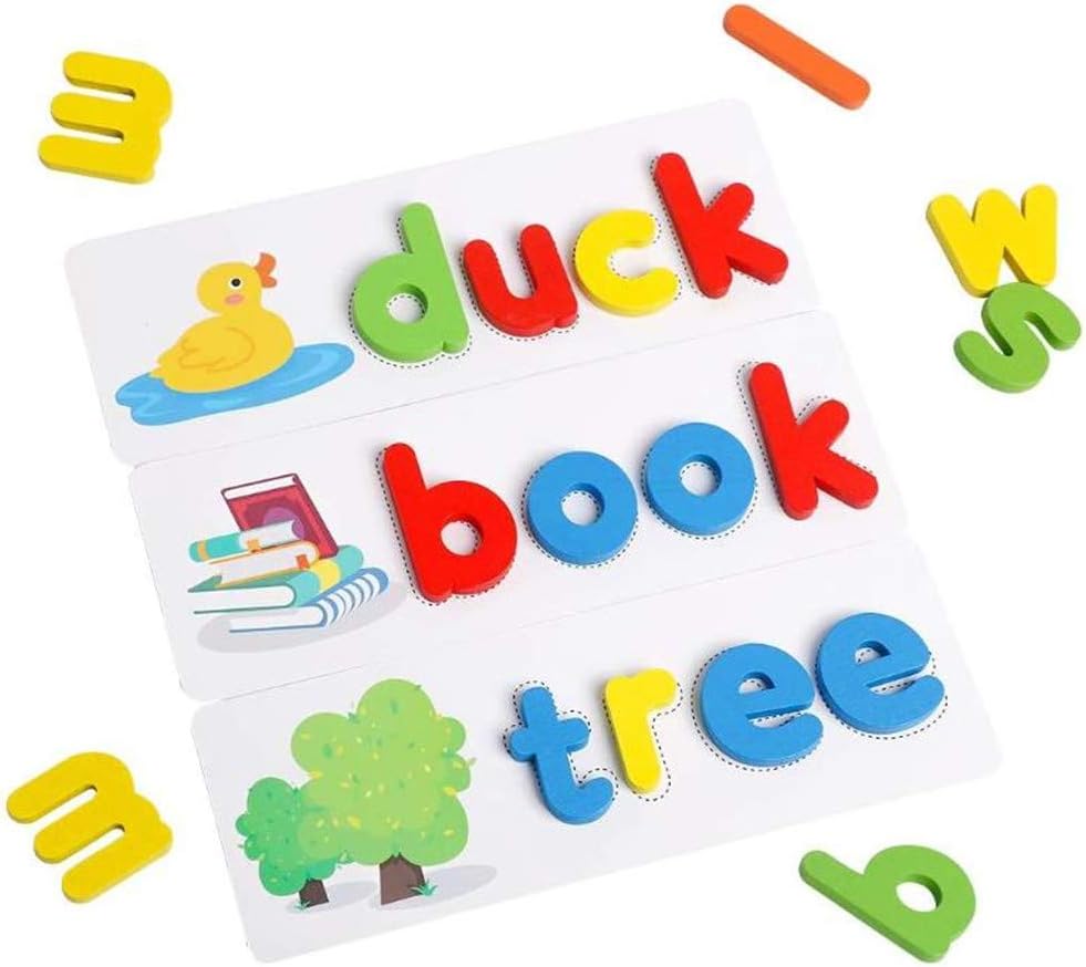 SpellQuest™ : Montessori Wooden Spelling Puzzle Game