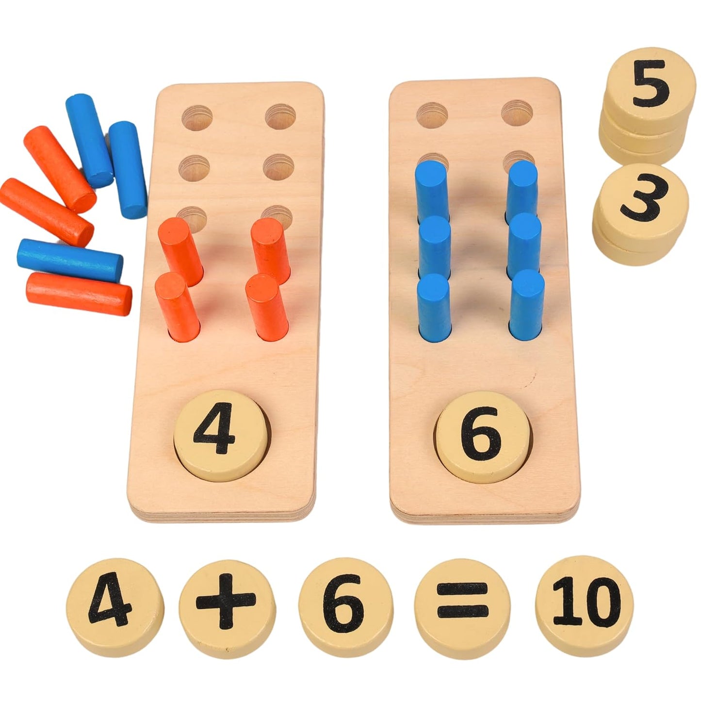 PegCounts™ - Montessori Math Learning Kit (Ages 2 & Up)