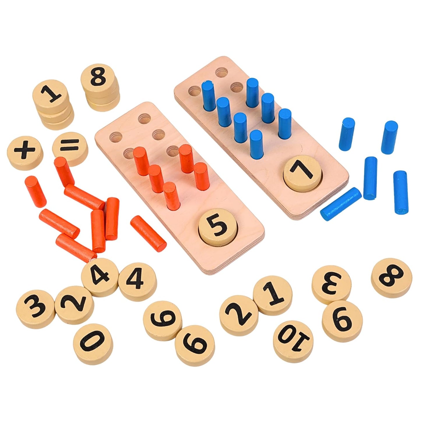 PegCounts™ - Montessori Math Learning Kit (Ages 2 & Up)