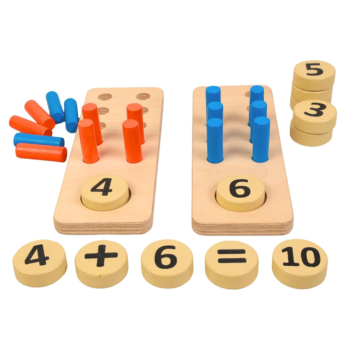 PegCounts™ - Montessori Math Learning Kit (Ages 2 & Up)