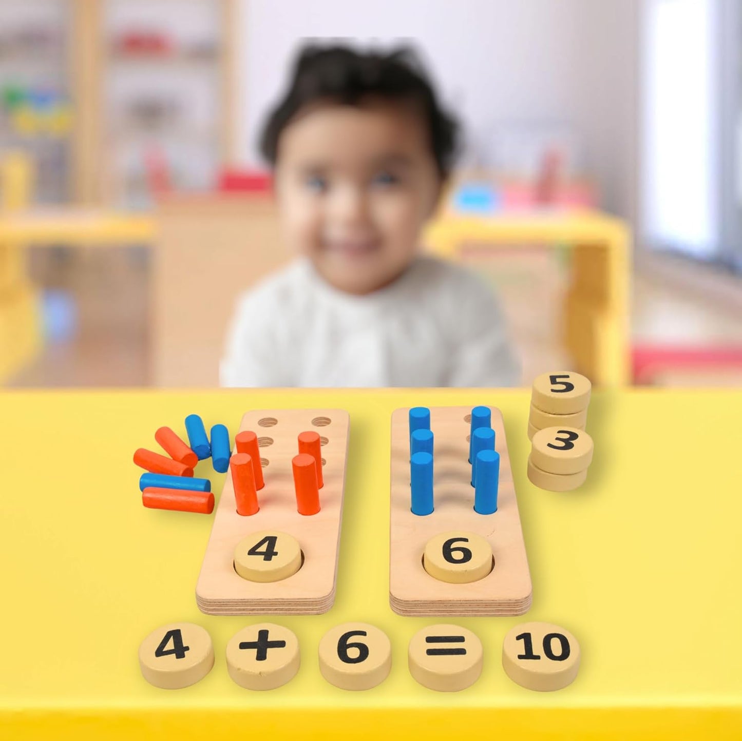 PegCounts™ - Montessori Math Learning Kit (Ages 2 & Up)