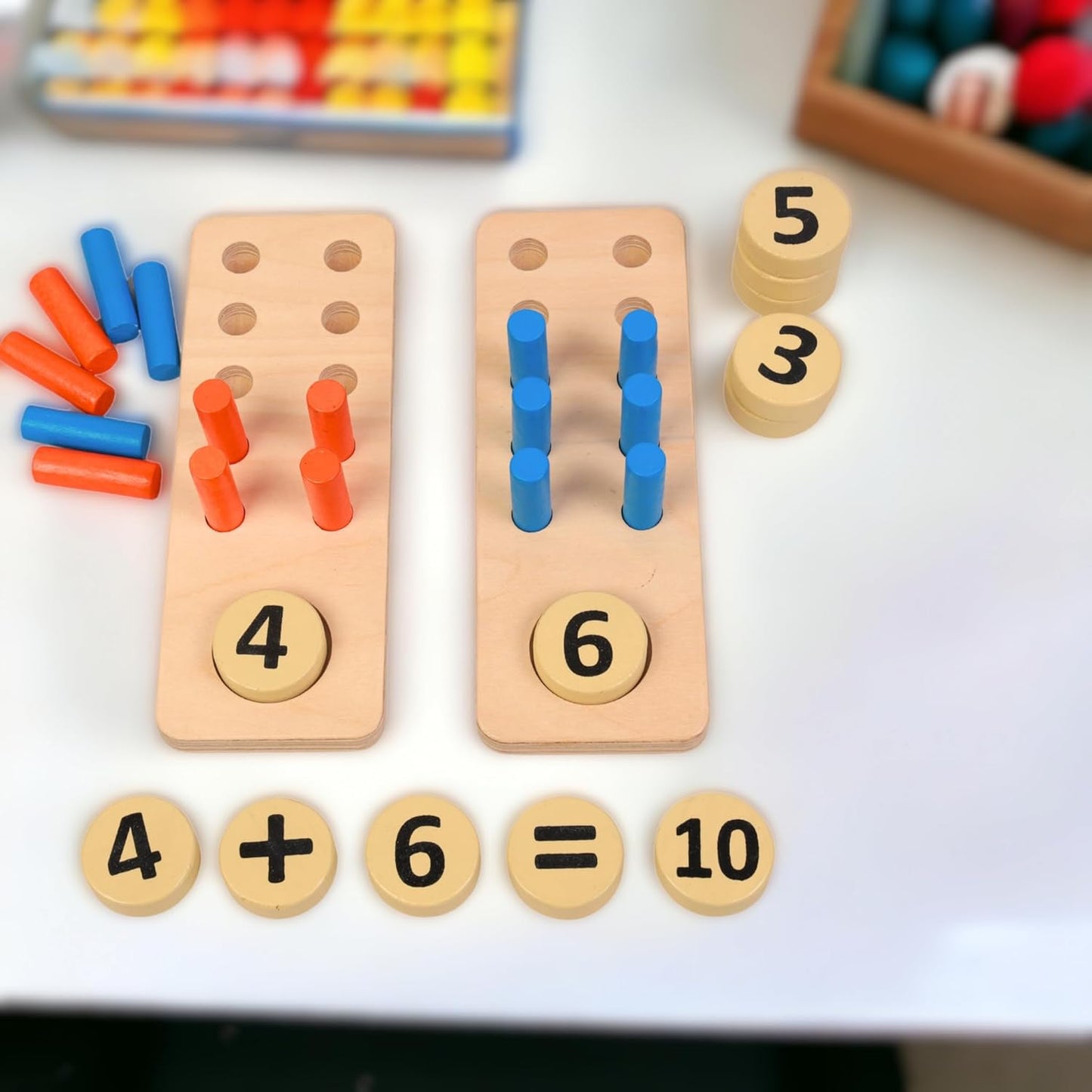PegCounts™ - Montessori Math Learning Kit (Ages 2 & Up)
