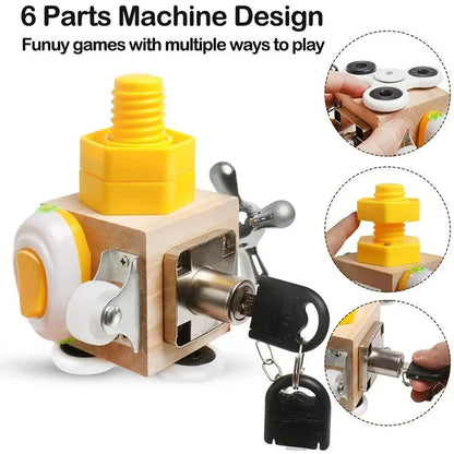 MagicCube™ - Busy Cube Wooden Activity Fidget Toy