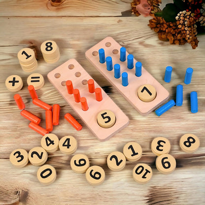 PegCounts™ - Montessori Math Learning Kit (Ages 2 & Up)