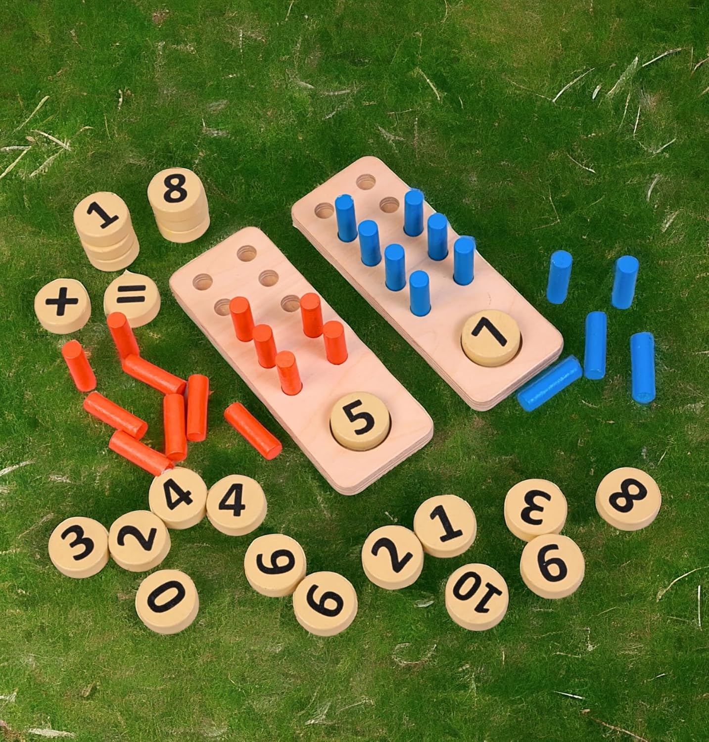 PegCounts™ - Montessori Math Learning Kit (Ages 2 & Up)