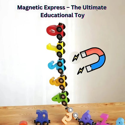 NumiTrain™ – Magnetic Wooden Number Train Set