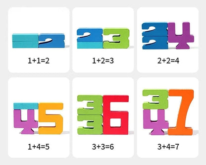 NumberStackers™ - Montessori-Inspired Stacking Number Puzzle | Educational Toy