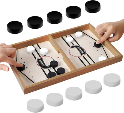 SwiftShot™ Wooden String Hockey Game