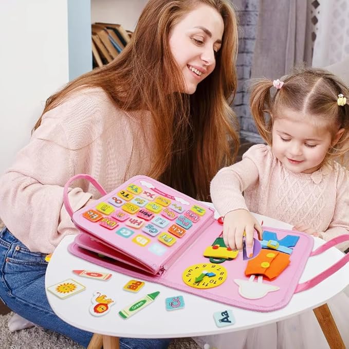 MagicTouch™ : Montessori Busy Book (Unicorn Theme)