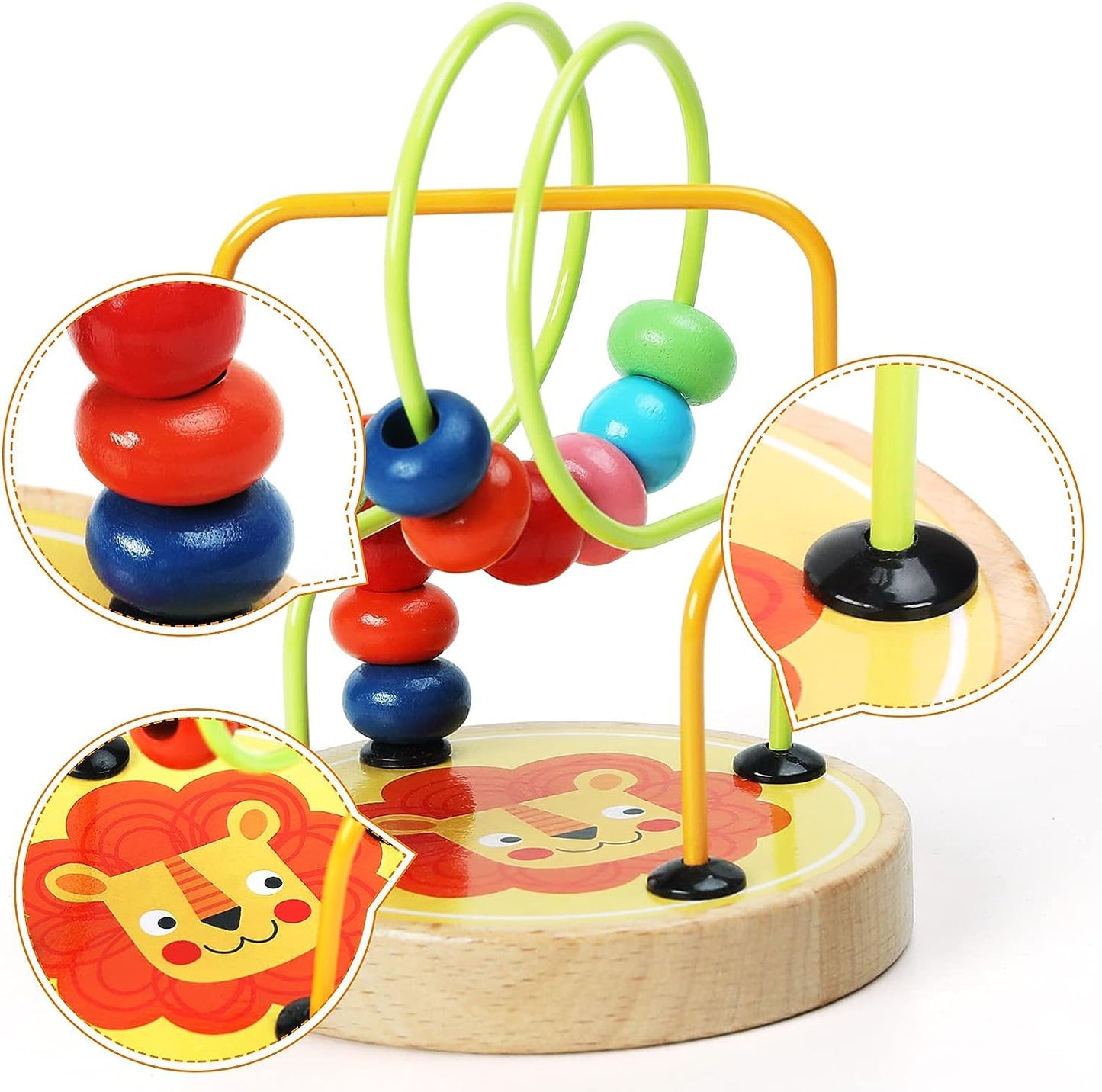 BeadyPath™ Wooden Montessori Bead Maze