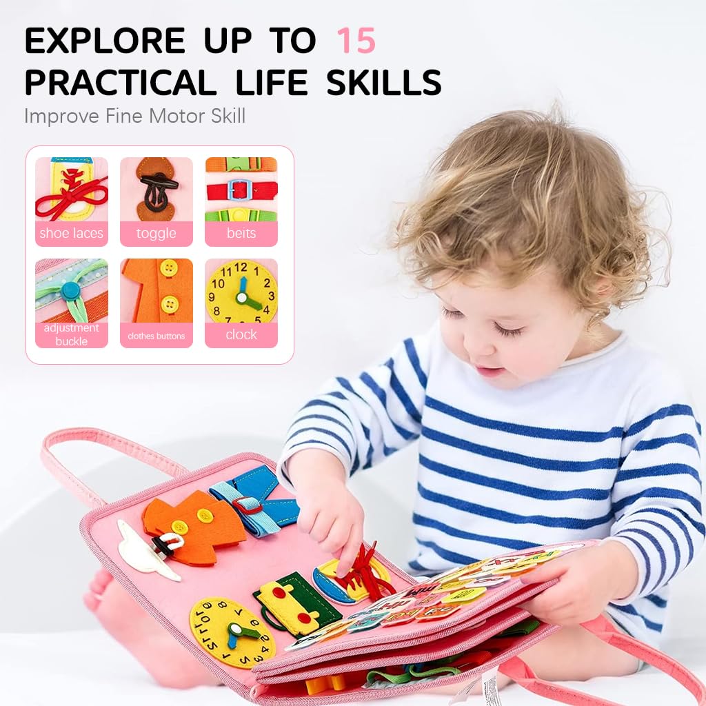 MagicTouch™ : Montessori Busy Book (Unicorn Theme)