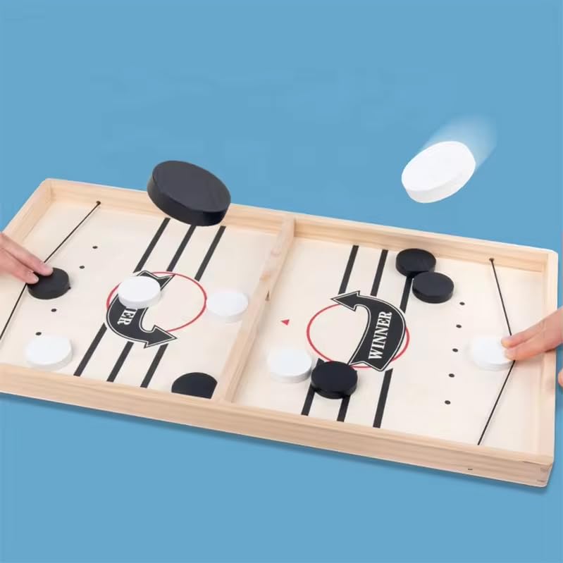 SwiftShot™ Wooden String Hockey Game
