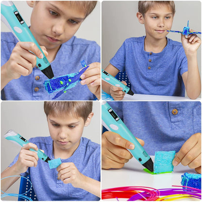 NeoDraw™ 3D Printing Pen with LCD Display and PLA Filament