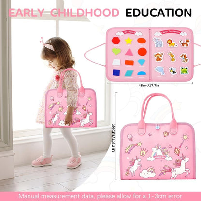 MagicTouch™ : Montessori Busy Book (Unicorn Theme)