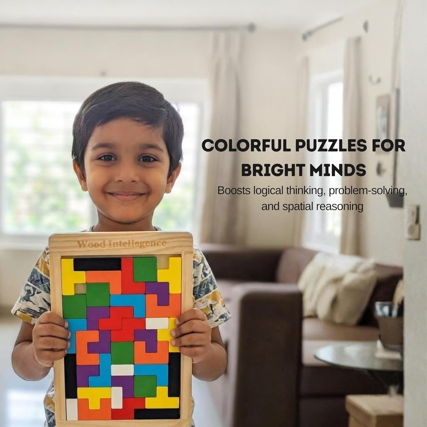 GeoBlocks™ Wooden Brain Teaser Puzzle