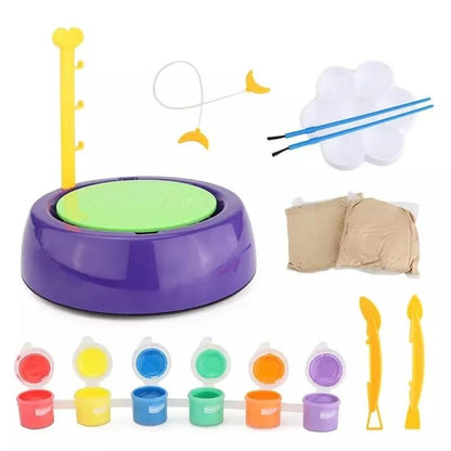 ClayCraft™ Electric Pottery Wheel Kit for Kids