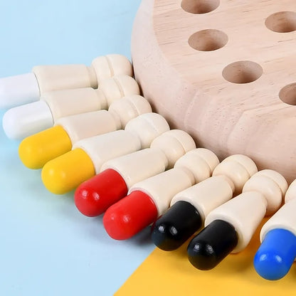 Memory Chess Game (Brain-Boosting Wooden Educational Toy) for 3+ Years