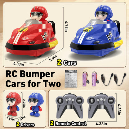 Battle Bumpers™ Remote Control Go-Kart Duel Set
